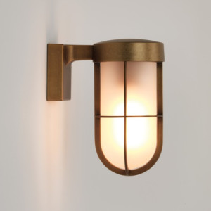 HIT 2023 Kinkiet Cabin Wall Frosted 7850 mosiądz Astro Lighting