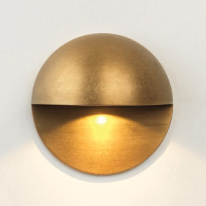 HIT 2023 Wpust ścienny zewnętrzny Tivola LED Coastal mosiądz 7971 Astro Lighting