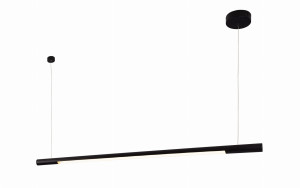 HIT 2023 Lampa wisząca Organic Horizon 150 czarna P0358 Maxlight
