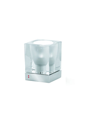 HIT 2023 Lampa biurkowa Cubetto D28B0300 transparentna Fabbian