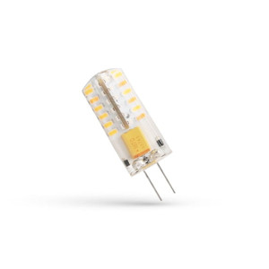 LED G4 column 12V 2W SILIKON CW SPECTRUM ( 1 szt. dostępna od ręki. Wysyłka 24 h. )