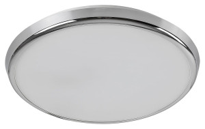 Balthasar chrom Ø 30cm LED Dim RGB 18W 3000-6500K Pilot Plafon łazienkowy ściemnialny