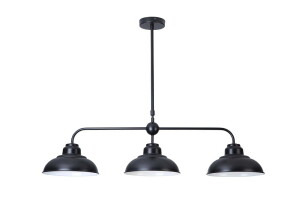 Dragan czarny mat 3xE27 Lampa wisząca