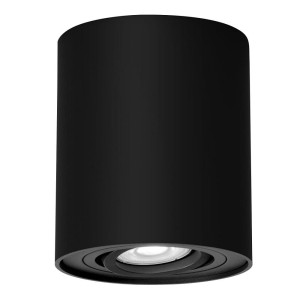 Kobald czarny mat Ø 9cm. GU10 Regulowany kierunek świecenia Downlight | Tuba