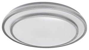 Lupita srebrny Ø 49cm. LED Dim. 40W 3000-6500K Pilot Lampa sufitowa ściemnialna