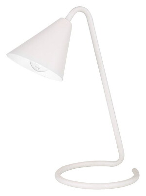 Monty biały E14 Lampka stołowa