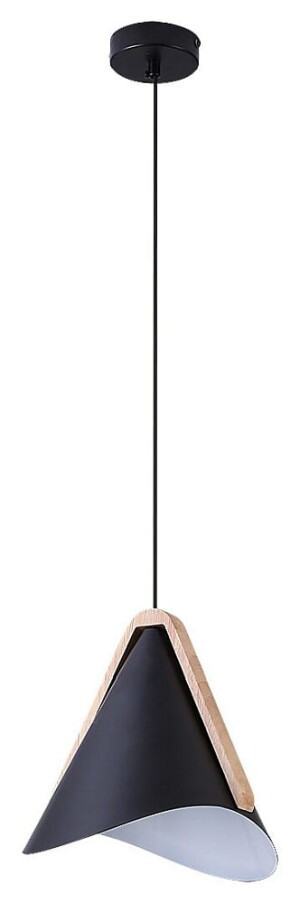 Neva czarny mat | brąz E27 Lampa wisząca