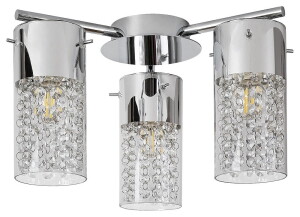 Niagara chrom 3xE14 IP44 Łazienkowa lampa sufitowa