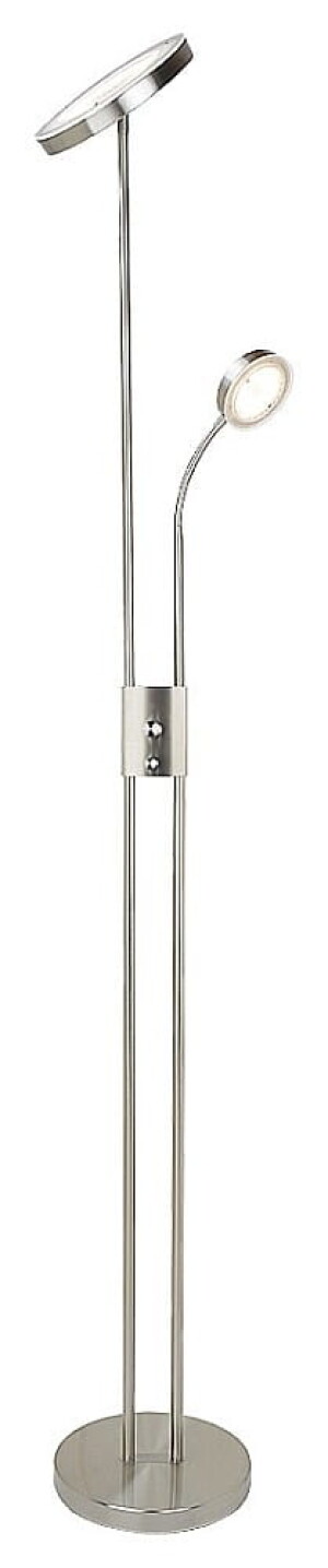 Ophus chrom satyna LED Dim. 18,5W + LED 4,5W 3000K Lampa podłogowa ściemnialna