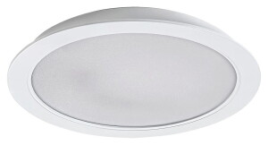 Shaun biały Ø 17cm. LED 18W 4000K Lampa wpuszczana podtynkowa