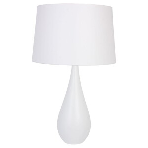 VASE Biała E27 Lampa stołowa Hellux