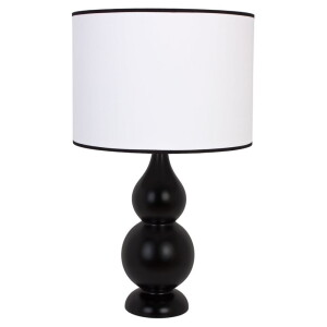 SHISHA Czarna E27 Lampa stołowa Hellux