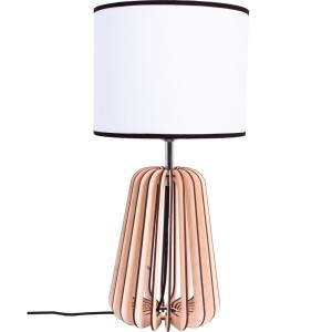 DOLIO Biała E27 Lampa stołowa Hellux