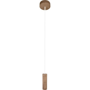 MADERA 1 Orzech amerykański Biała GU10 Lampa wisząca