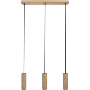MADERA 3 Orzech amerykański Czarna GU10 Lampa wisząca