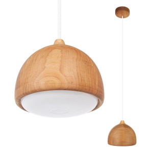ACORN I Olcha | Biała E27 Lampa wisząca