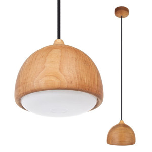 ACORN I Olcha | Czarna E27 Lampa wisząca