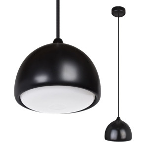 ACORN I Olcha | Czarna farba | Czarna E27 Lampa wisząca