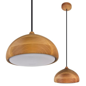 ACORN II Olcha | Czarna E27 Lampa wisząca
