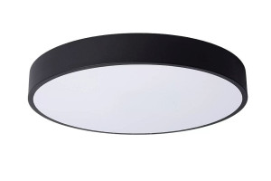 UNAR czarny śr. 39,5cm. LED 3 step dim 24W 2700K Lampa sufitowa