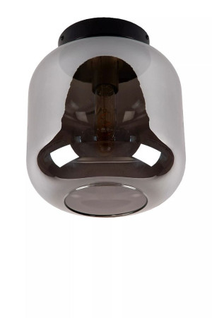 JOANET Czarny | Szary przydymiony Ø 25cm E27 Lampa sufitowa