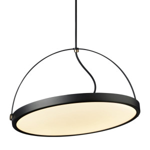 Pivot Czarna 40 LED 22W 3000K Lampa wisząca