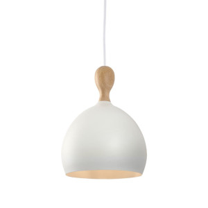 Dueodde Biała Ø18 E27 Lampa wisząca