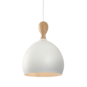 Dueodde Biała Ø24 E27 Lampa wisząca