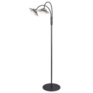 1123 Czarna Ø18 2xG9 Lampa podłogowa