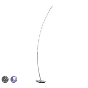 SOLO Aluminium szczotkowane LED 11W 3000K Lampa podłogowa stojąca