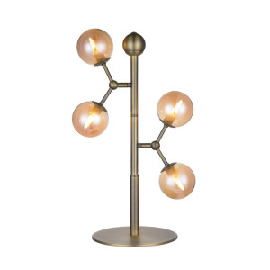 Atom Bursztyn Ø22 4xG9 Lampa stołowa regulowana