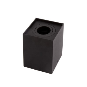 Oprawa czarna halogenowa natynkowa - kwadratowa GU10 Downlight