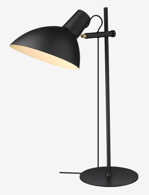 Metropole Czarna E27 Lampa stołowa