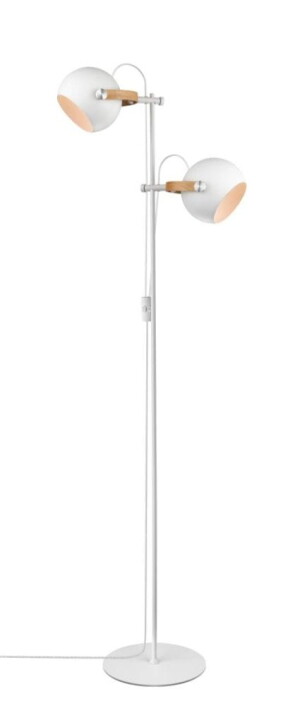 DC Biała 18 2xE27 Lampa podłogowa