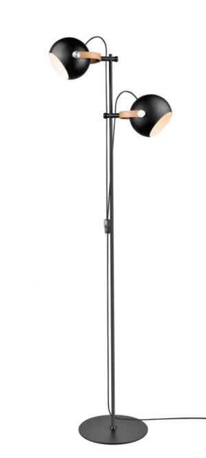 DC Czarna 18 2xE27 Lampa podłogowa