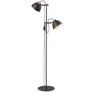 Århus Czarny 18 2xG9 Lampa podłogowa
