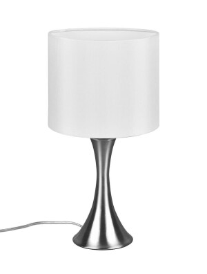 SABIA nikiel mat 20cm. E27 Lampka stołowa