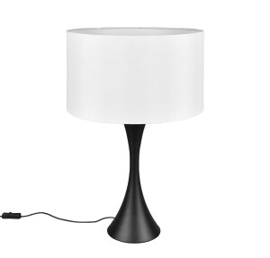 SABIA czarny mat 40cm. E27 Lampka stołowa