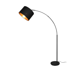 BOLIVIA czarny mat E27 Lampa podłogowa stojąca