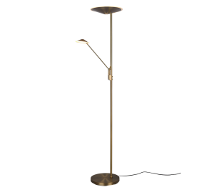 BRANTFORD patyna LED Dim. 30W | 6,5W 2700+3200+4000K Lampa podłogowa