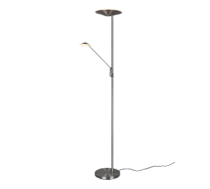 BRANTFORD nikiel mat LED Dim. 30W | 6,5W 2700+3200+4000K Lampa podłogowa
