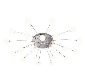 BULLET nikiel mat 96cm. LED 3 step dim 21x1,5W 3000K Lampa sufitowa