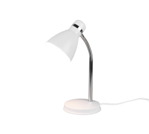 HARVEY biały mat E27 Lampka stołowa