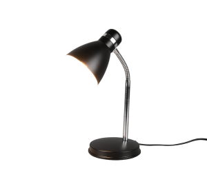HARVEY czarny mat E27 Lampka stołowa