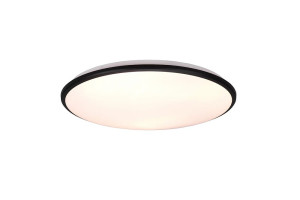 LIMBUS czarny mat Ø50cm. LED 3 step dim. 34W 3000K Plafon ściemnialny
