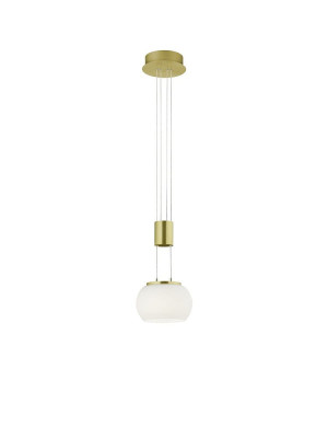 MADISON mosiądz mat LED 3 step dim 8W 3000K Lampa wisząca