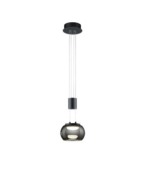 MADISON czarny mat LED 3 step dim 8W 3000K Lampa wisząca