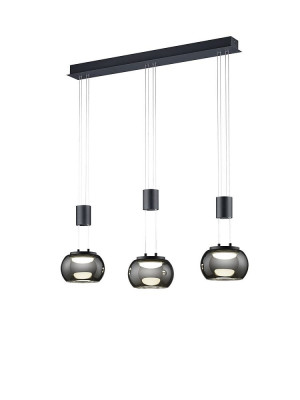 MADISON czarny mat LED 3 step dim 3x8W 3000K Lampa wisząca