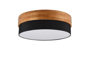 SEASONS brąz | czarny Ø50cm. 3xE27 Lampa sufitowa