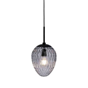 Woods Przydymiony szary 20 E27 Lampa wisząca